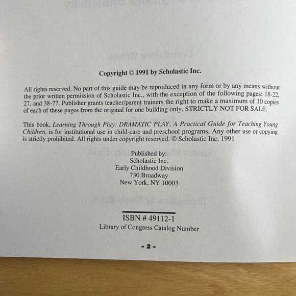 Learning Through Play Dramatic Play By Nancy Jo Hereford and Jane Schall Vintage - Picture 4 of 10